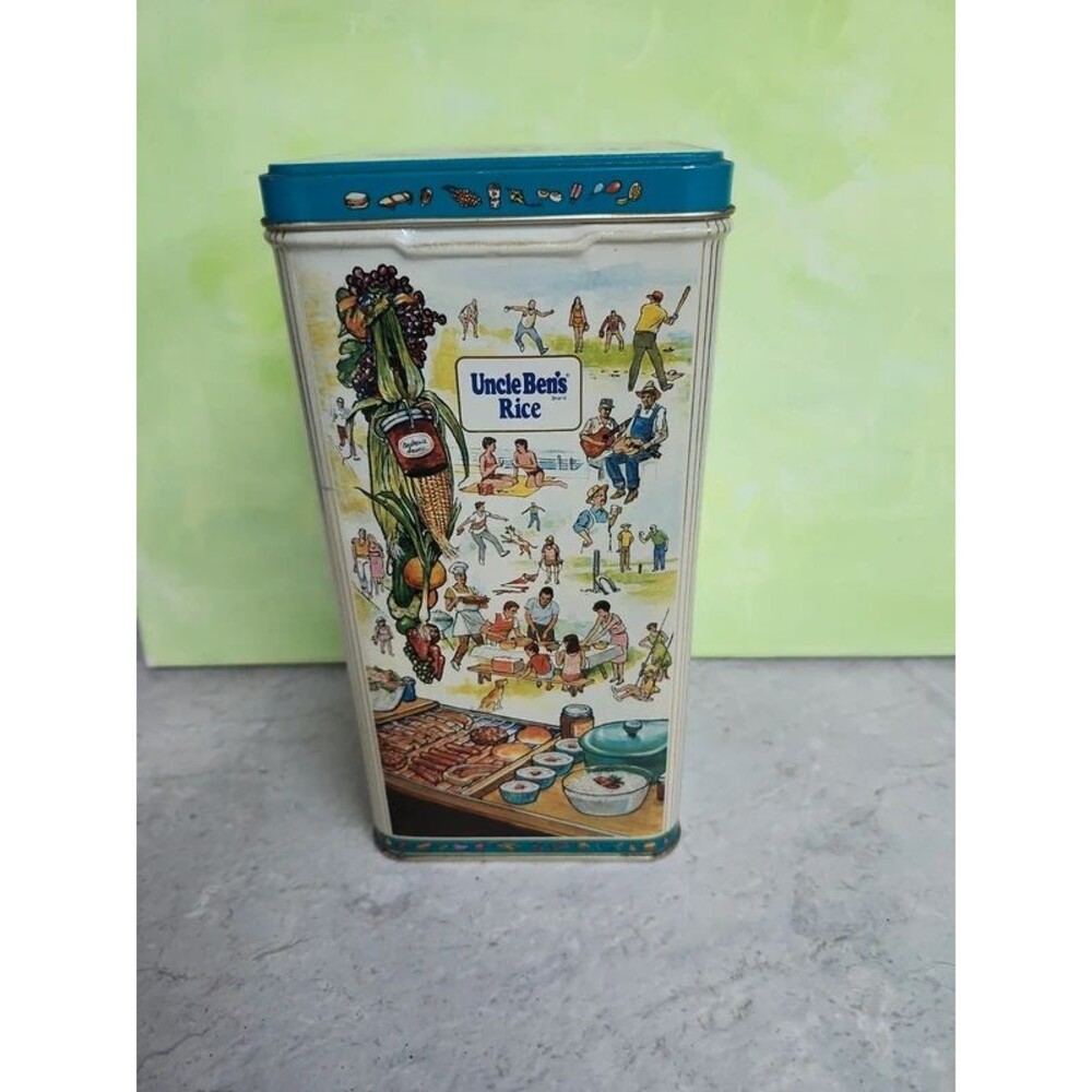 Uncle Bens rice collectors tins almost 40 years old